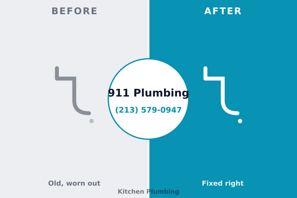 Before and after: plumbing repair West Myerstown, PA